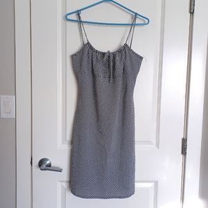 90s gingham slip dress